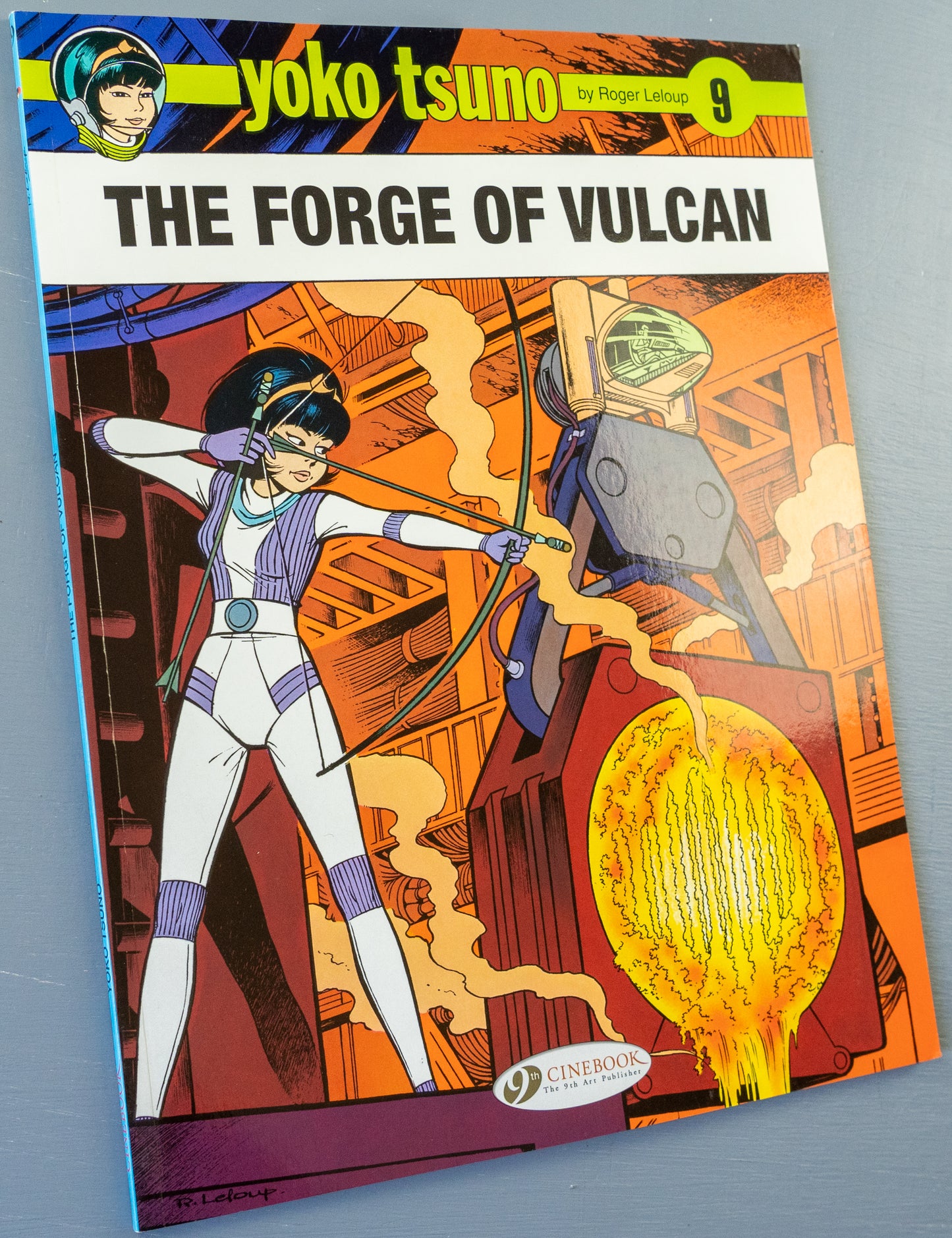 Yoko Tsuno Volume 9 - Forge of Vulcan Cinebook Paperback Comic Book by R. Leloup