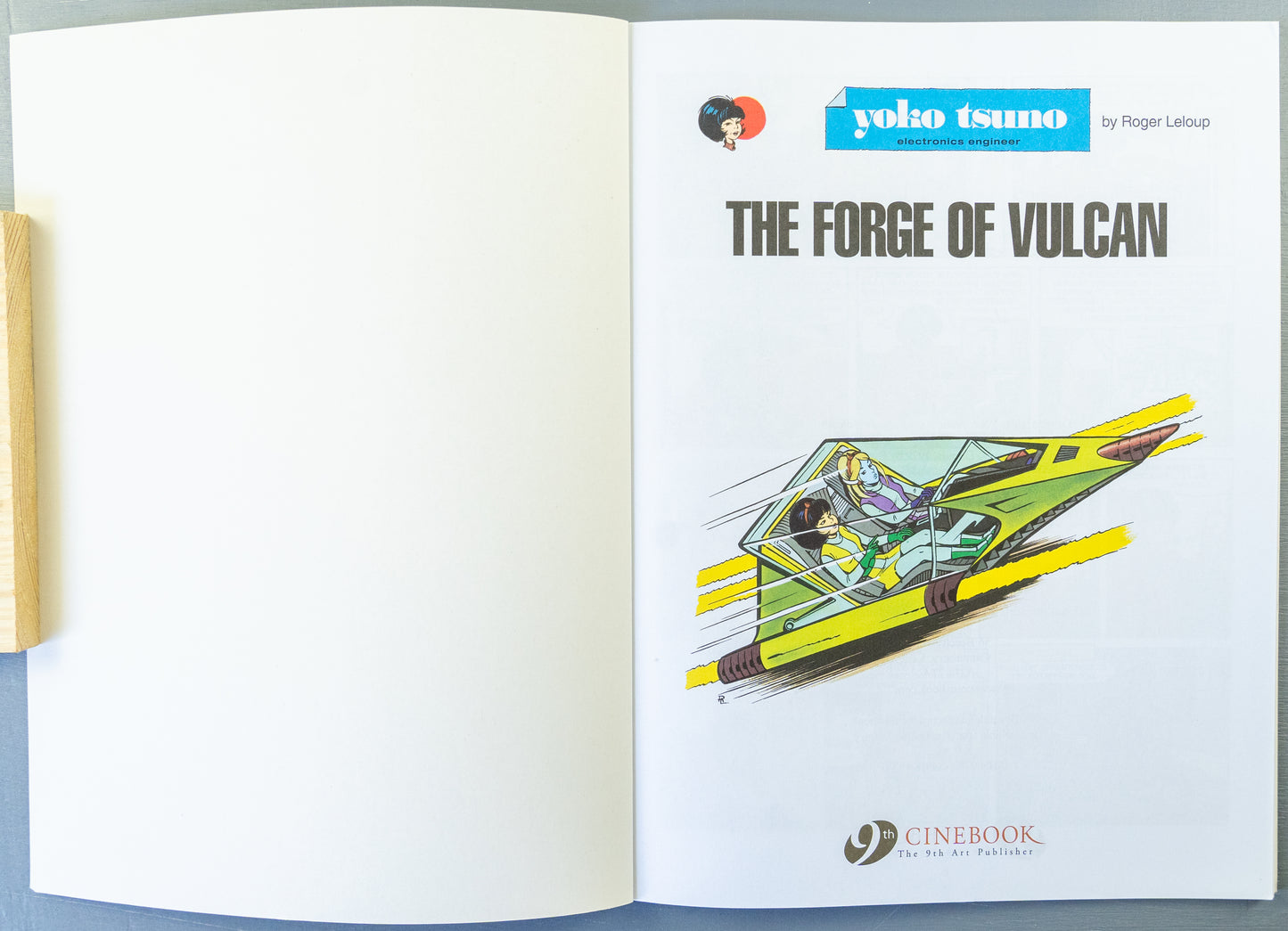 Yoko Tsuno Volume 9 - Forge of Vulcan Cinebook Paperback Comic Book by R. Leloup