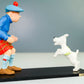 Statuette Leblon-Delienne 52 Tintin Et Milou L' ile Noire 1993 Resin Model Figurine