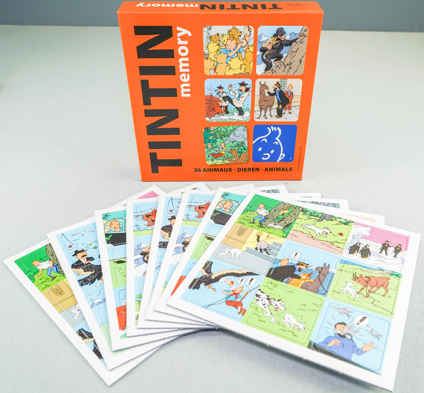 Tintin Moulinsart Memory Game Playing Cards: Animals Cards