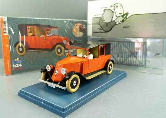 VOITURE TINTIN 1/24 29925 Renault NN - Golden Claws Hachette Model Car 25