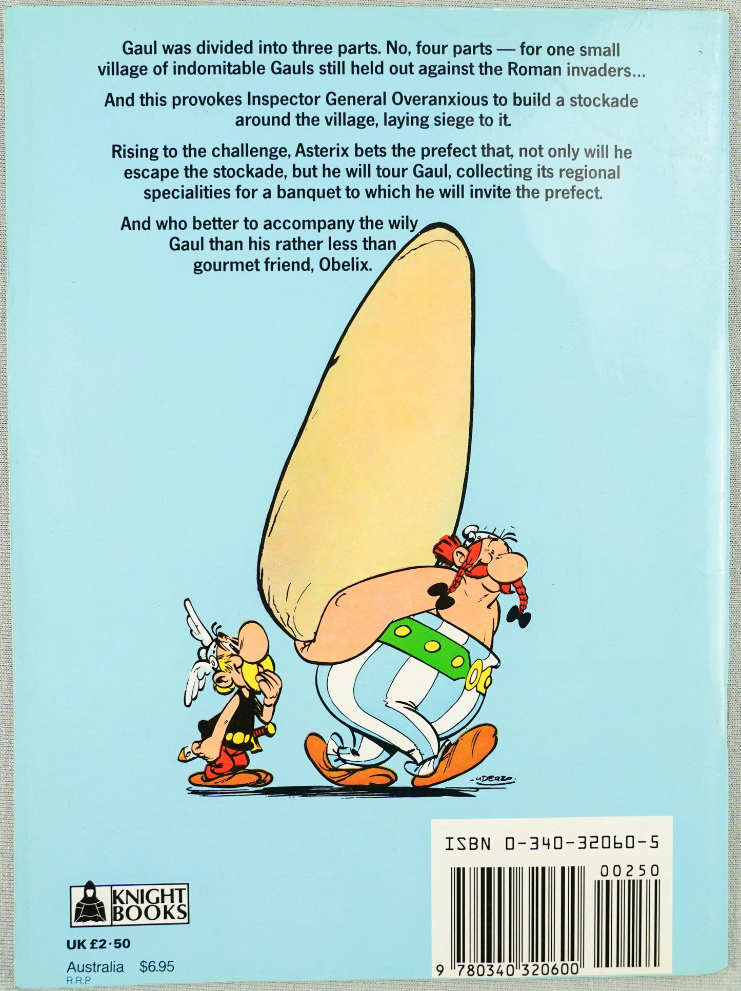 Asterix and the Banquet Vintage Mini A5 Asterix Book UK Paperback Edition Uderzo