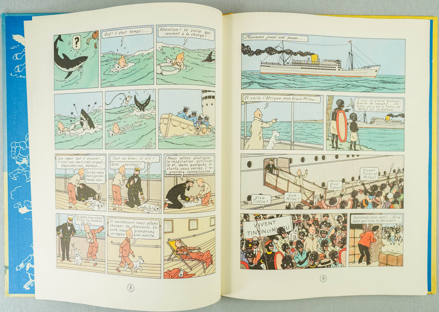 Tintin Au Congo - Rare Facsimile 1st Colour Edition Hardback Tintin Book 2002 Belge EO