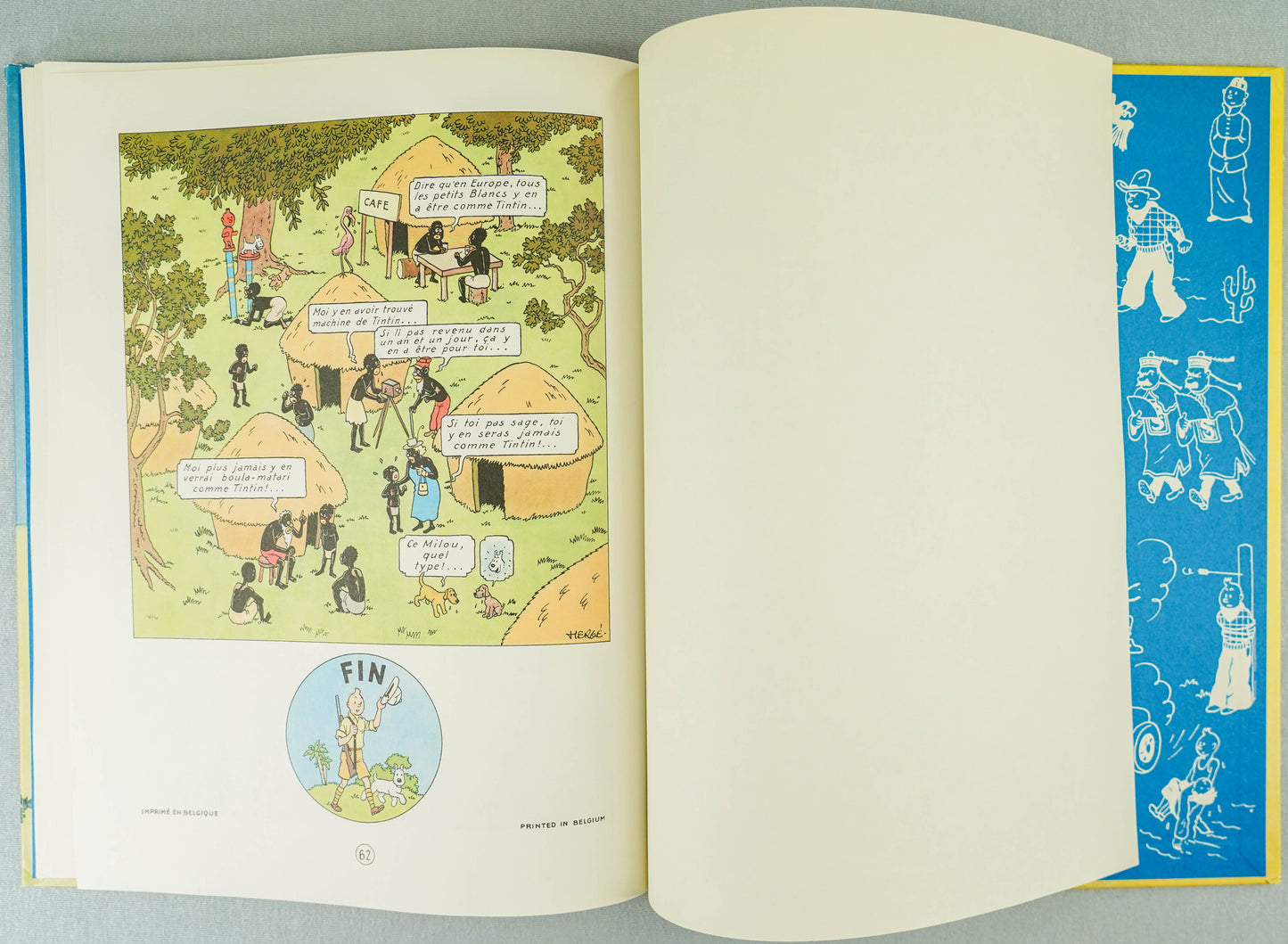 Tintin Au Congo - Rare Facsimile 1st Colour Edition Hardback Tintin Book 2002 Belge EO