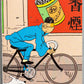 Tintin Riding Bike: Blue Lotus Moulinsart Tintin Notepads: A6