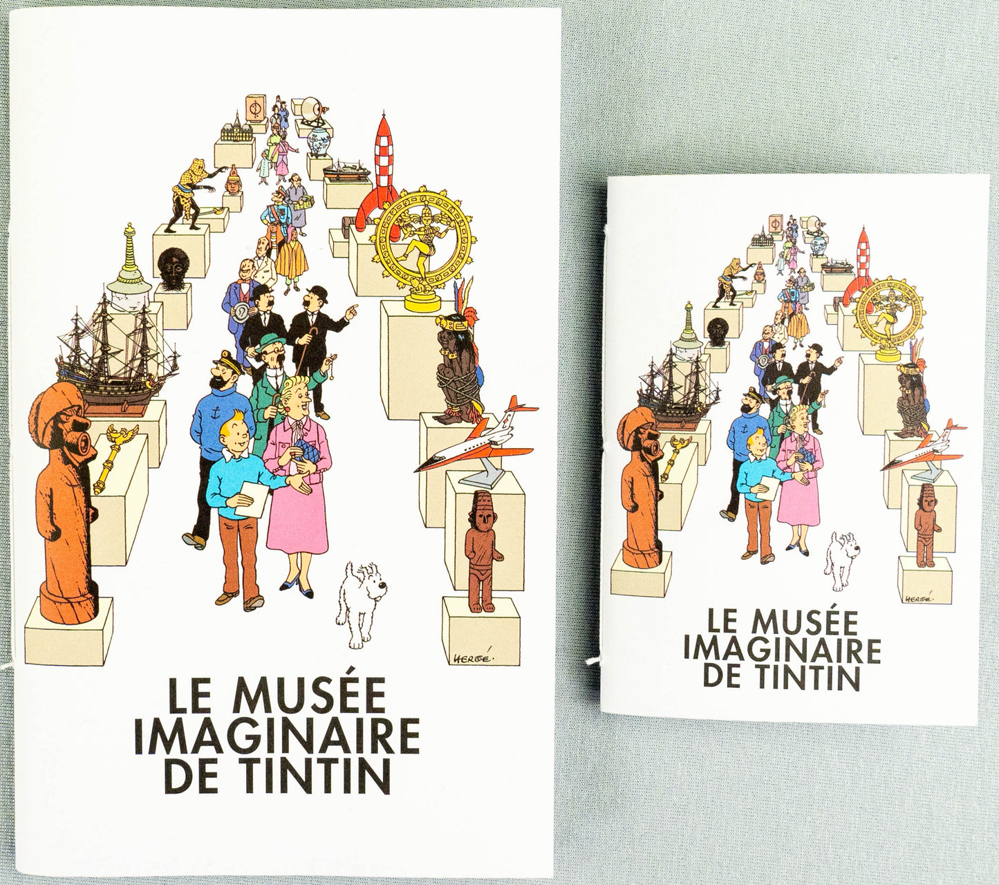 Set of 2 - Musée Imaginaire Moulinsart Tintin Notepads: A5 & A6