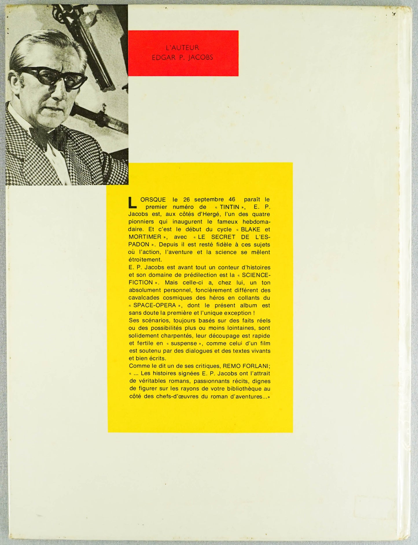 Le Rayon 'U' by Edgar Jacobs 1974 1st Belgian Edition Dargaud HB Blake Mortimer