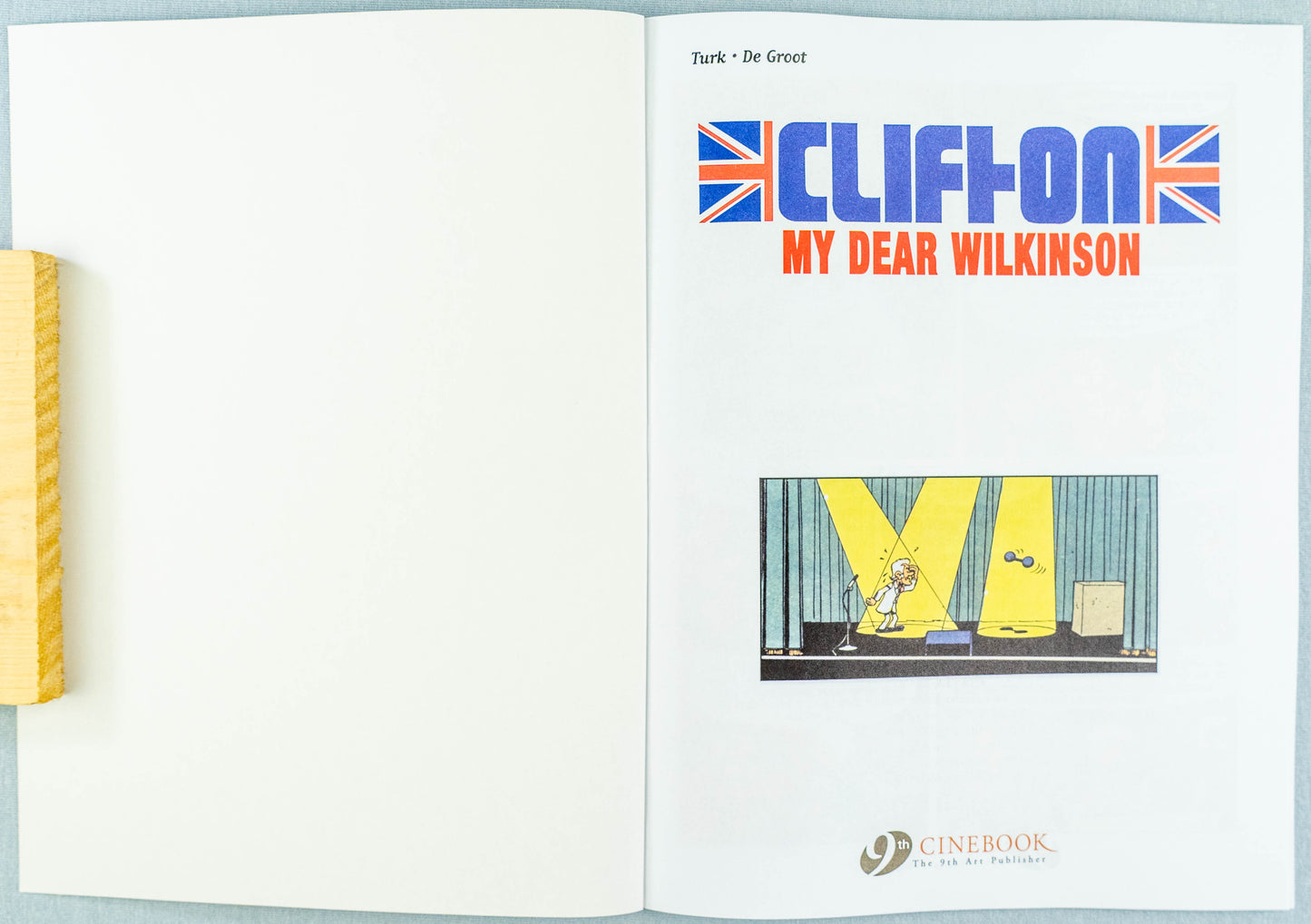 Clifton Volume 1 - My Dear Wilkinson Cinebook Paperback Comic Book Turk / De Groot