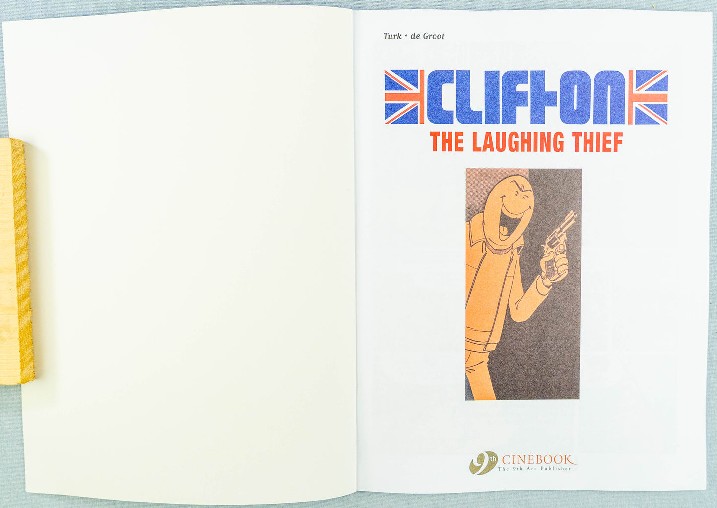 Clifton Volume 2 - The Laughing Thief Cinebook Paperback Comic Book Turk / De Groot