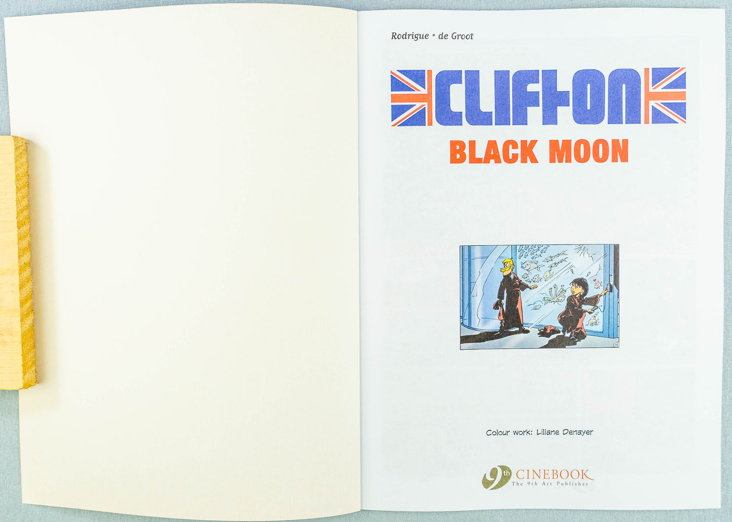 Clifton Volume 4 - Black Moon - Clifton Cinebook Paperback Comic Book Turk / De Groot