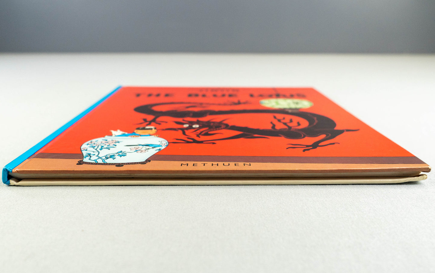 The Blue Lotus - Methuen 1983 1st Edition Hardback Rare Tintin book Herge EO