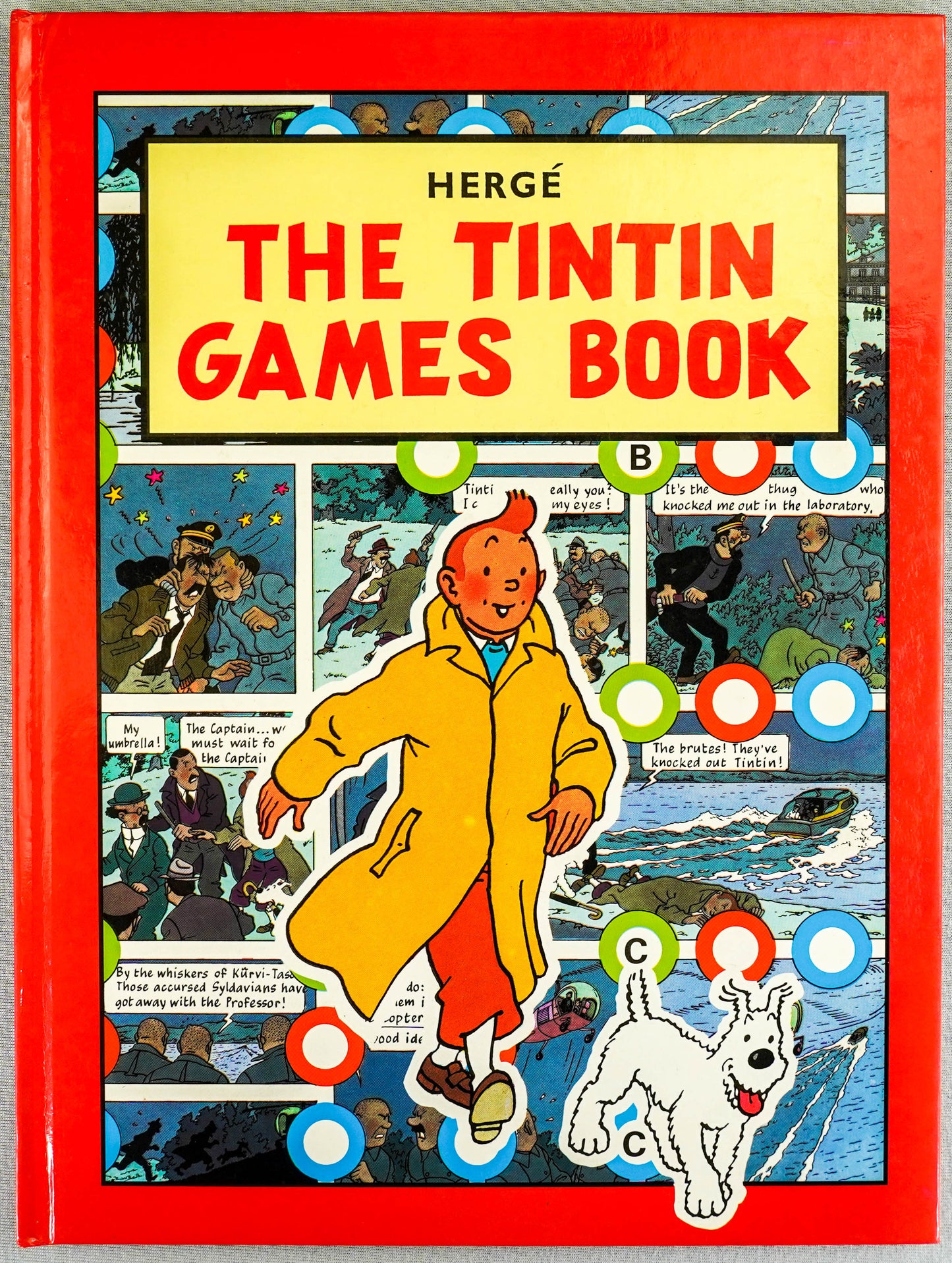 The Tintin Games Book - 1986 Methuen 1st UK Edition Hardback by Herge EO