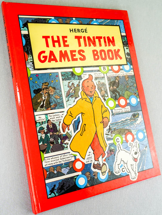 The Tintin Games Book - 1986 Methuen 1st UK Edition Hardback by Herge EO
