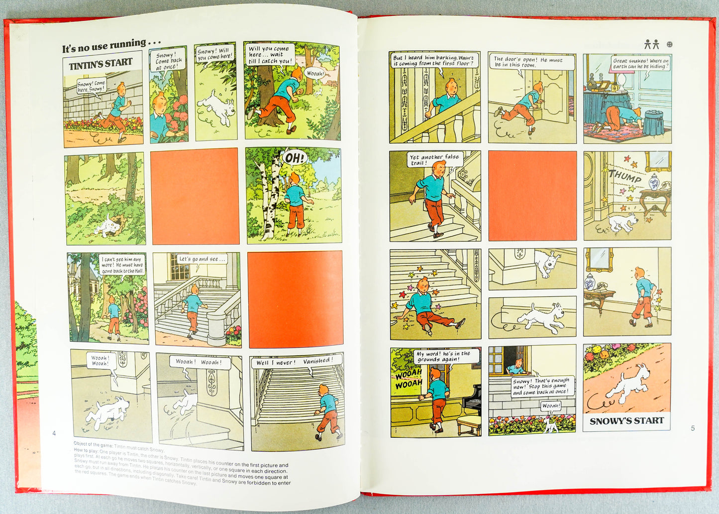 The Tintin Games Book - 1986 Methuen 1st UK Edition Hardback by Herge EO