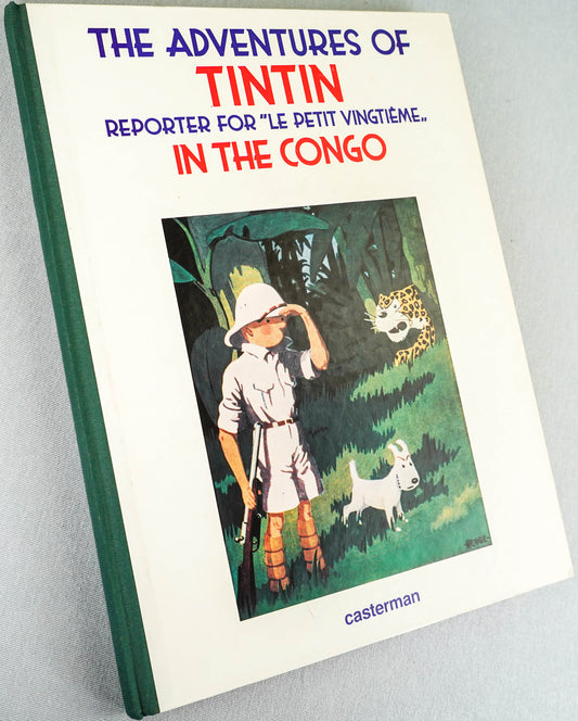 Tintin in the Congo 1991 Casterman 1st UK Edition B&W EO Facsimile Book