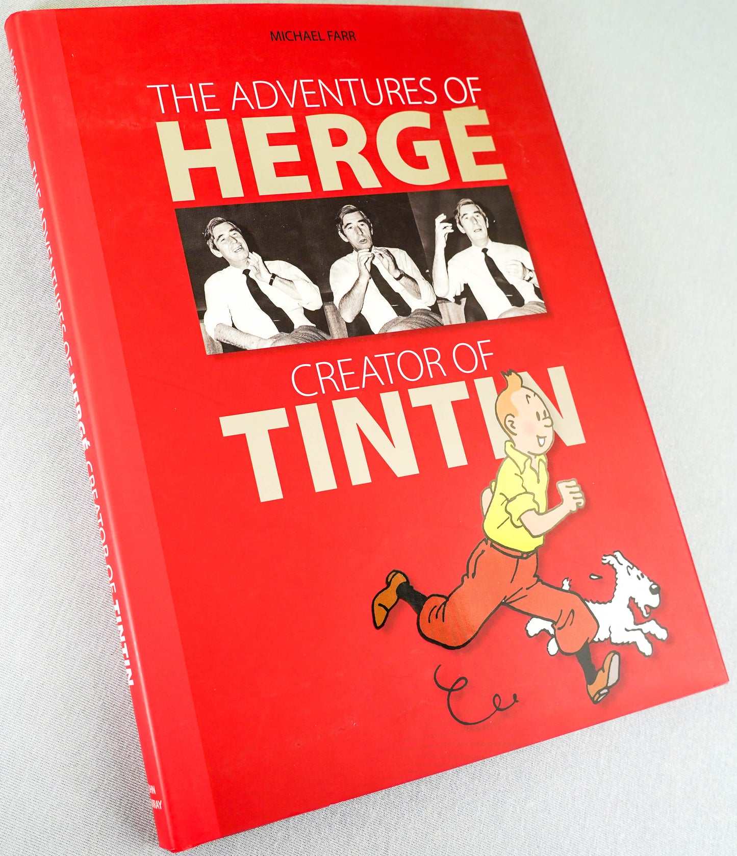 The Adventures of Herge, Creator of Tintin 2007 Egmont 1st Edition HB book Michael Farr EO