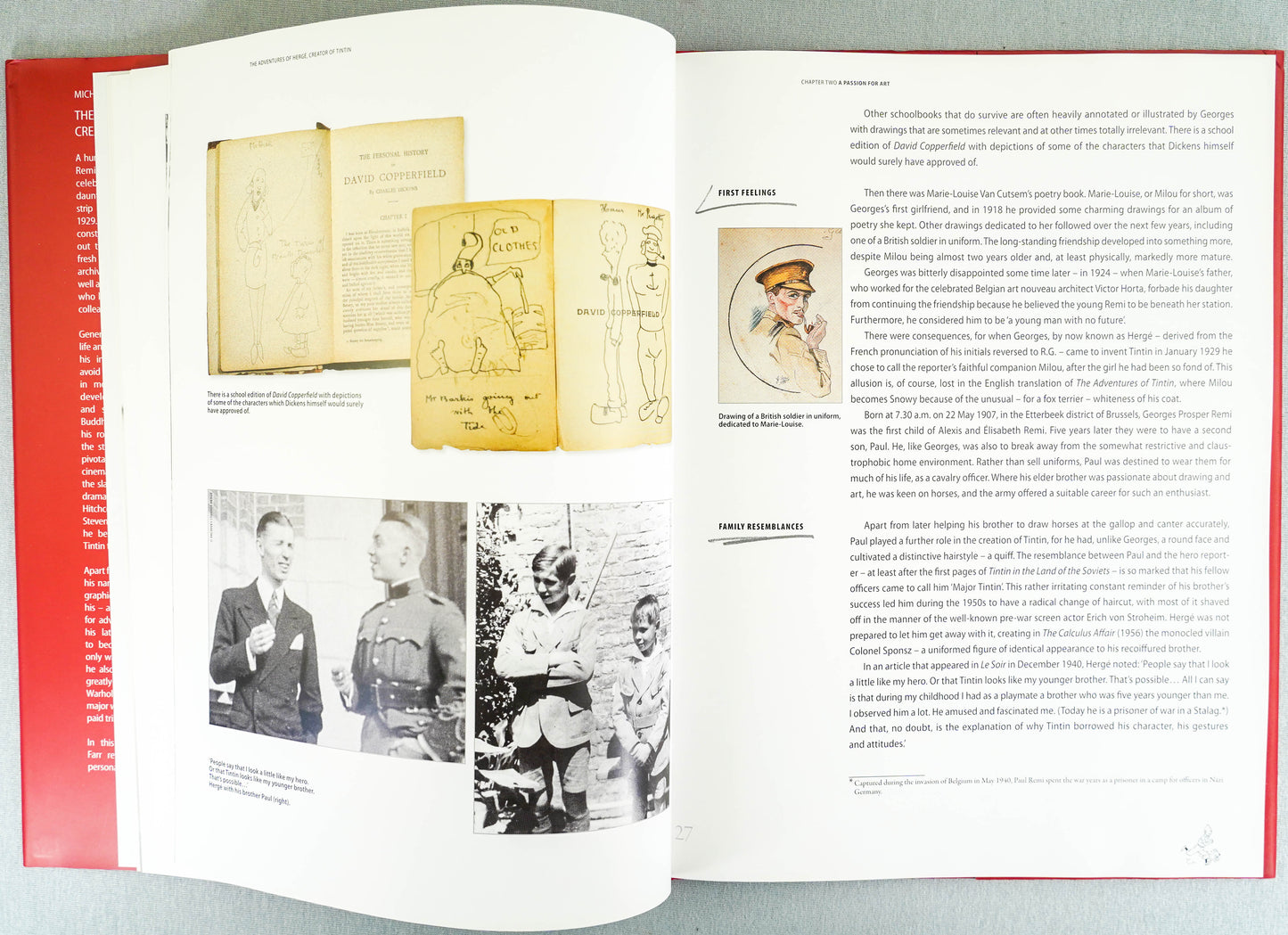 The Adventures of Herge, Creator of Tintin 2007 Egmont 1st Edition HB book Michael Farr EO