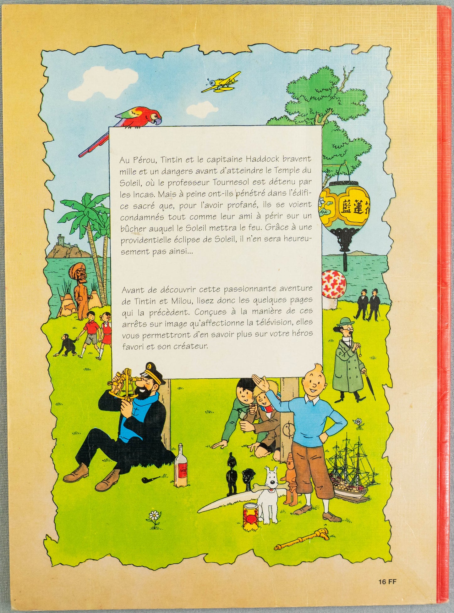 Tintin Le Temple Du Soliel: Casterman 1999 French Rare Intro Edition EO Herge