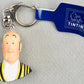 Moulinsart Toy Keyring: Nestor Bust 3.5cm Height 42321 Official Tintin Figure Key Ring