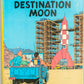 Destination Moon - Tintin Magnet UK Paperback Edition Book 1980s