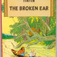 The Broken Ear - Tintin Magnet UK Paperback Edition Book 1980s