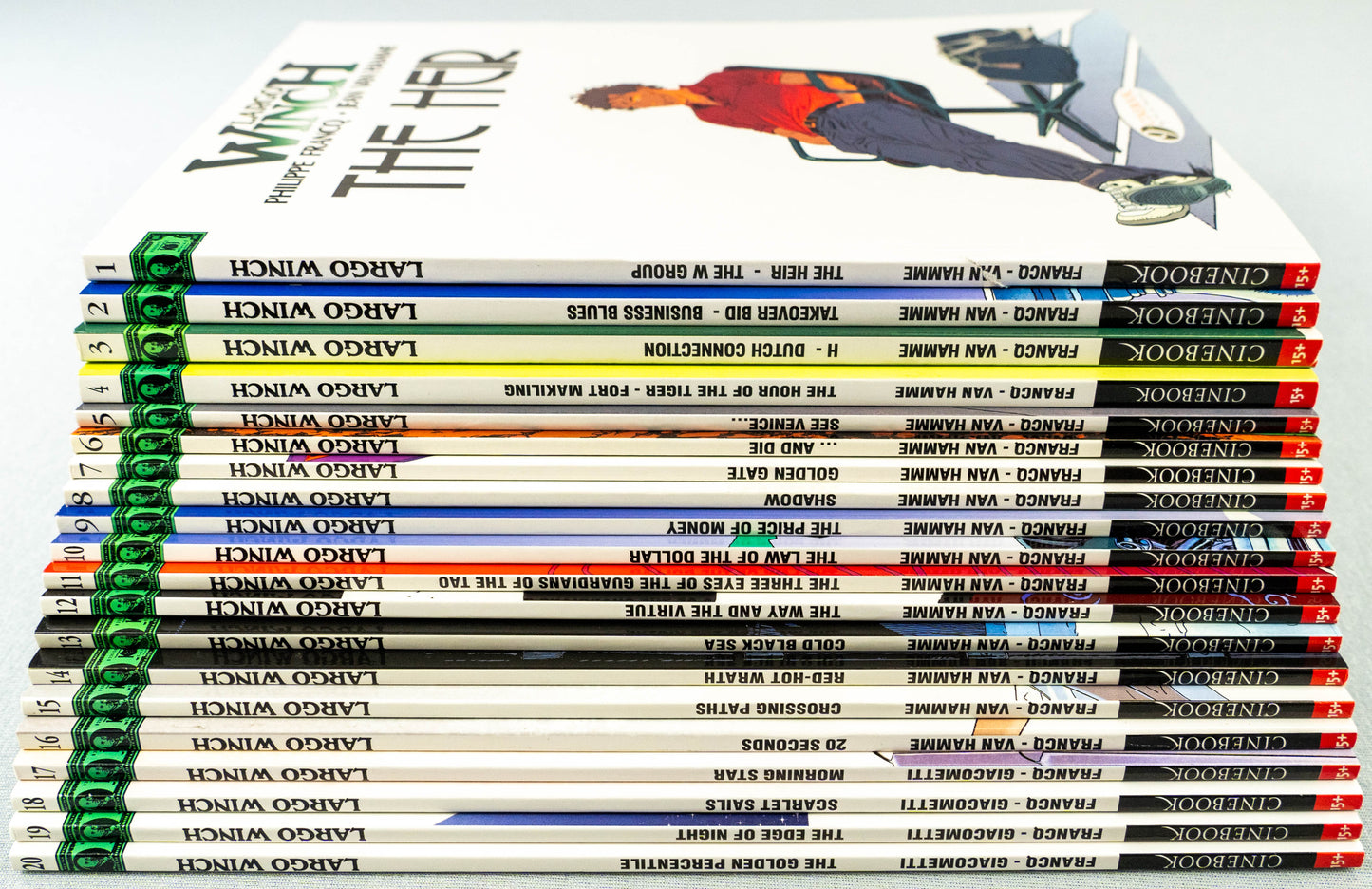 Largo Winch: Cinebook Paperback Edition Comics Full Set x20 Francq / Hamme