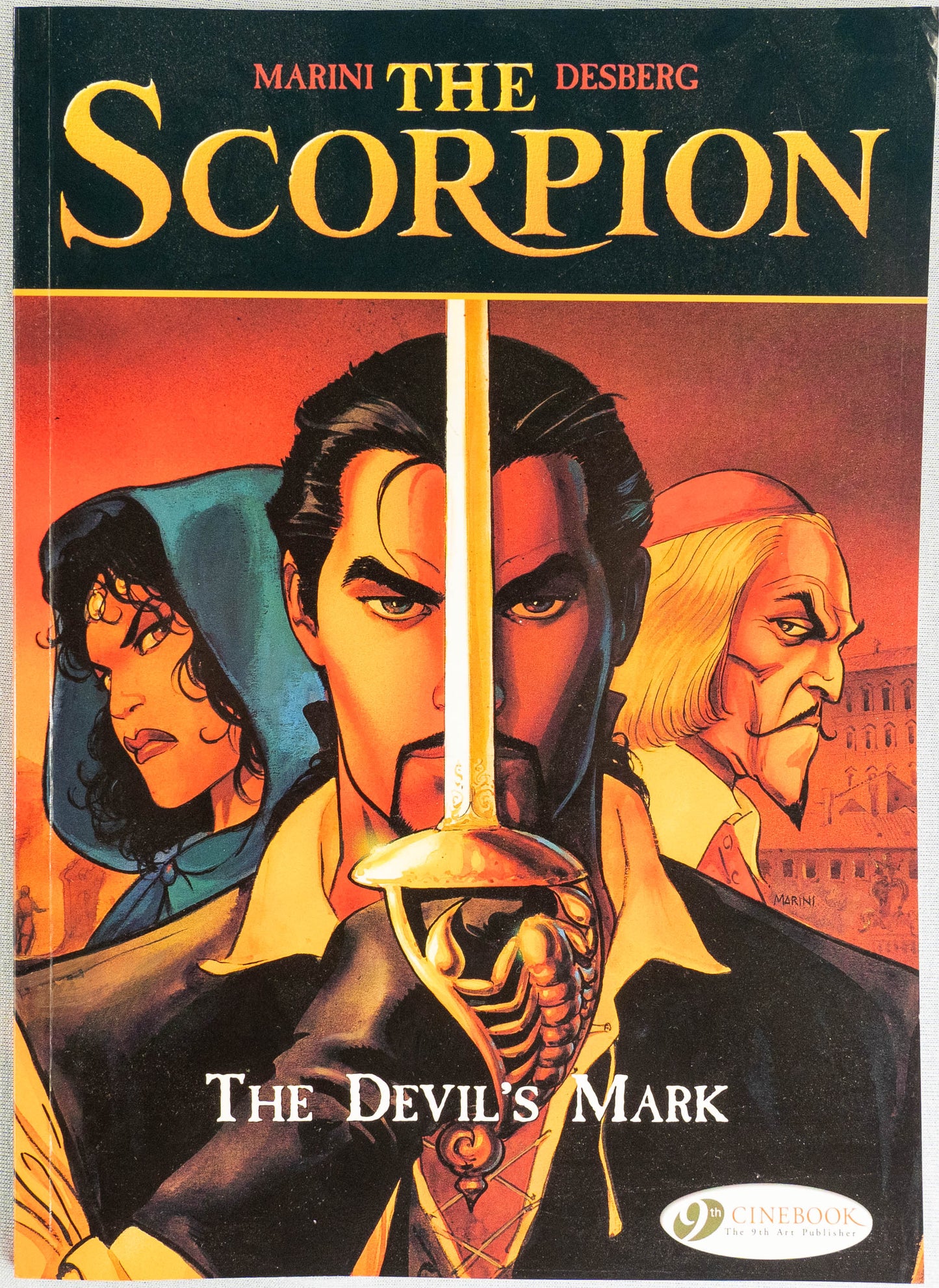 THE SCORPION Volume 1 The Devil’s Mark Cinebook Paperback Comic Book by Marini / Desberg