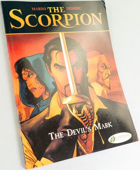 THE SCORPION Volume 1 The Devil’s Mark Cinebook Paperback Comic Book by Marini / Desberg