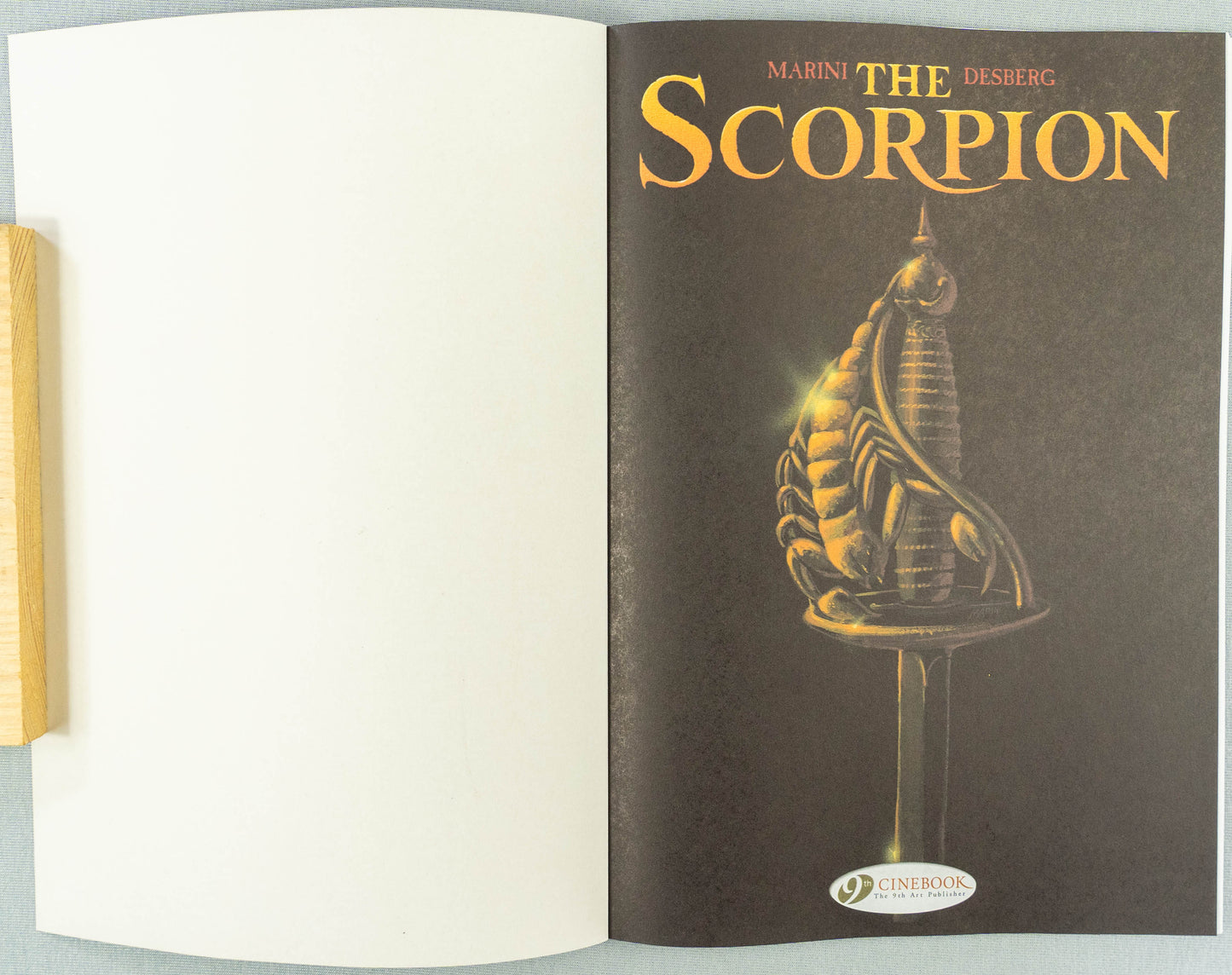 THE SCORPION Volume 5 In the Name of the Father Cinebook Paperback Comic Book by Marini / Desberg