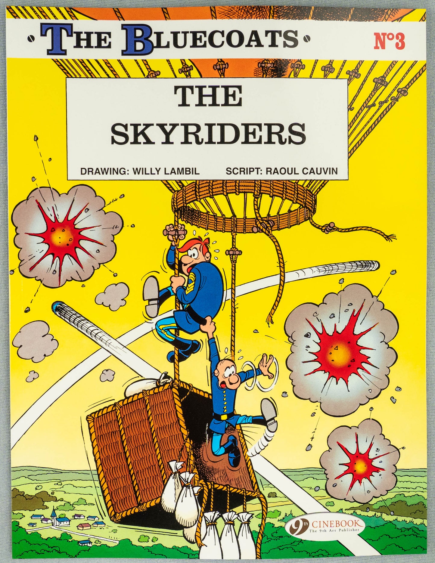 The Bluecoats Volume 3 - The Skyriders Cinebook Paperback Comic Book by Lambil / Cauvin