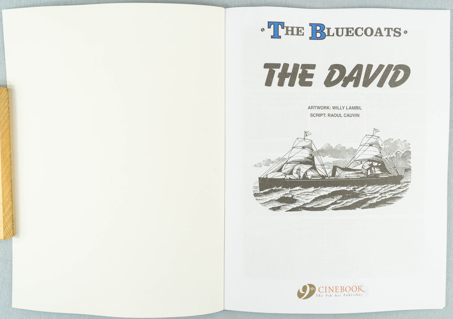 The Bluecoats Volume 12 - The David Cinebook Paperback Comic Book by Lambil / Cauvin