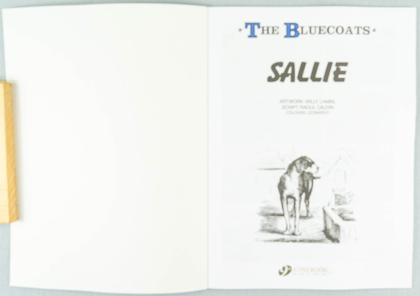 The Bluecoats Volume 16 - Sallie Cinebook Paperback Comic Book by Lambil / Cauvin