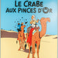 Le Crabe Aux Pinces D'or: Large Tintin Title Cover Poster by Moulinsart 50x70cm