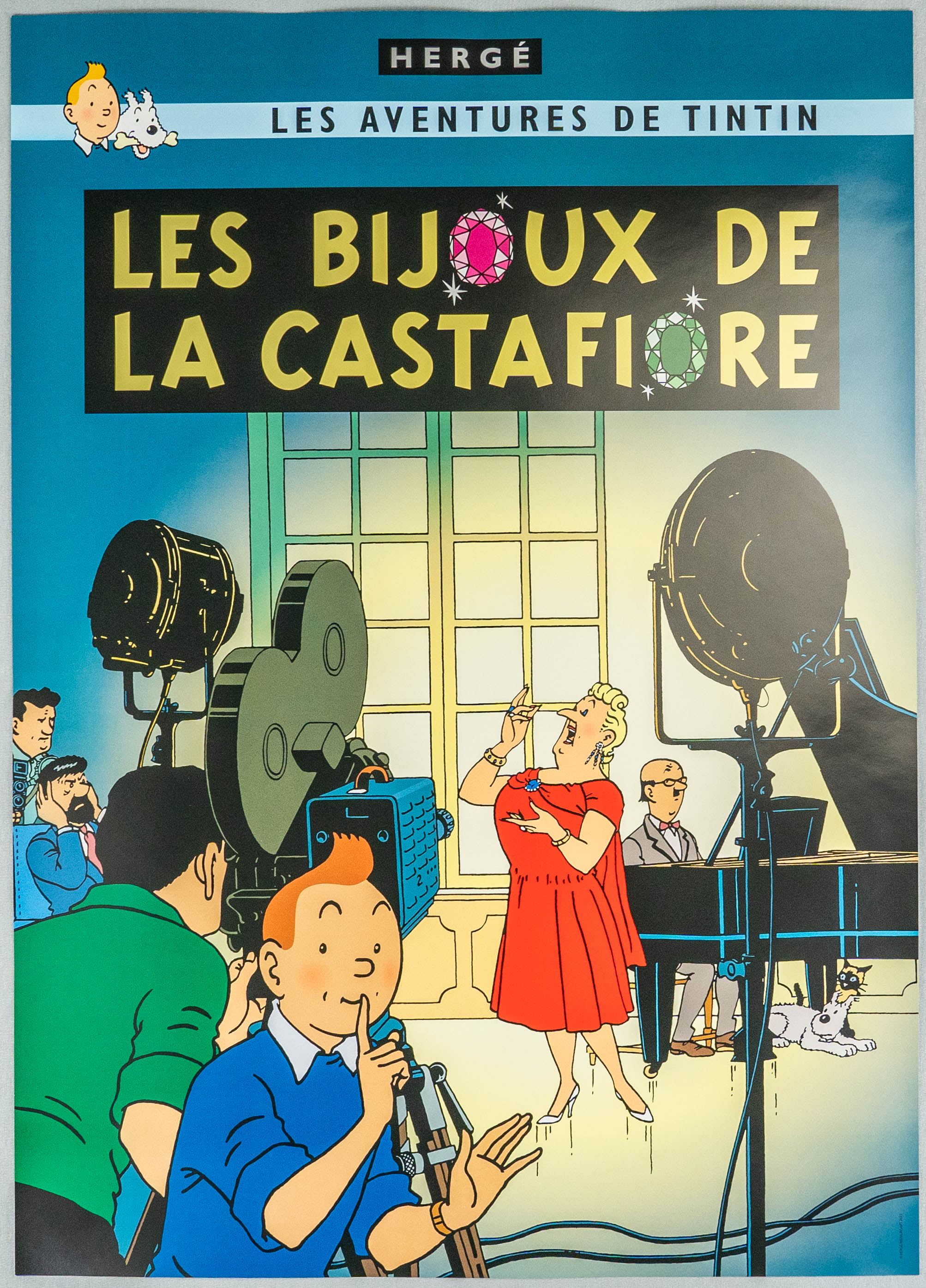 Les Bijoux De La Castafiore Large Tintin Title Cover Poster By Moulin Les Bijoux De La Castafiore Large Tintin Title Cover Poster By Moulin