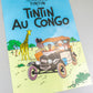 Tintin Au Congo: Large Tintin Title Cover Poster by Moulinsart 50x70cm