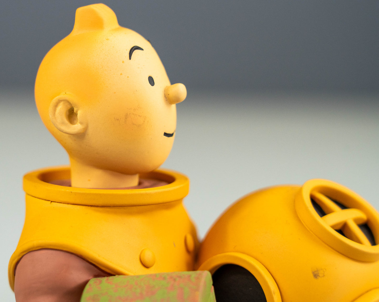 Statuette Pixi Regout 30011 Tintin Diver Bust 1993 Metal Figurine R. Rackham