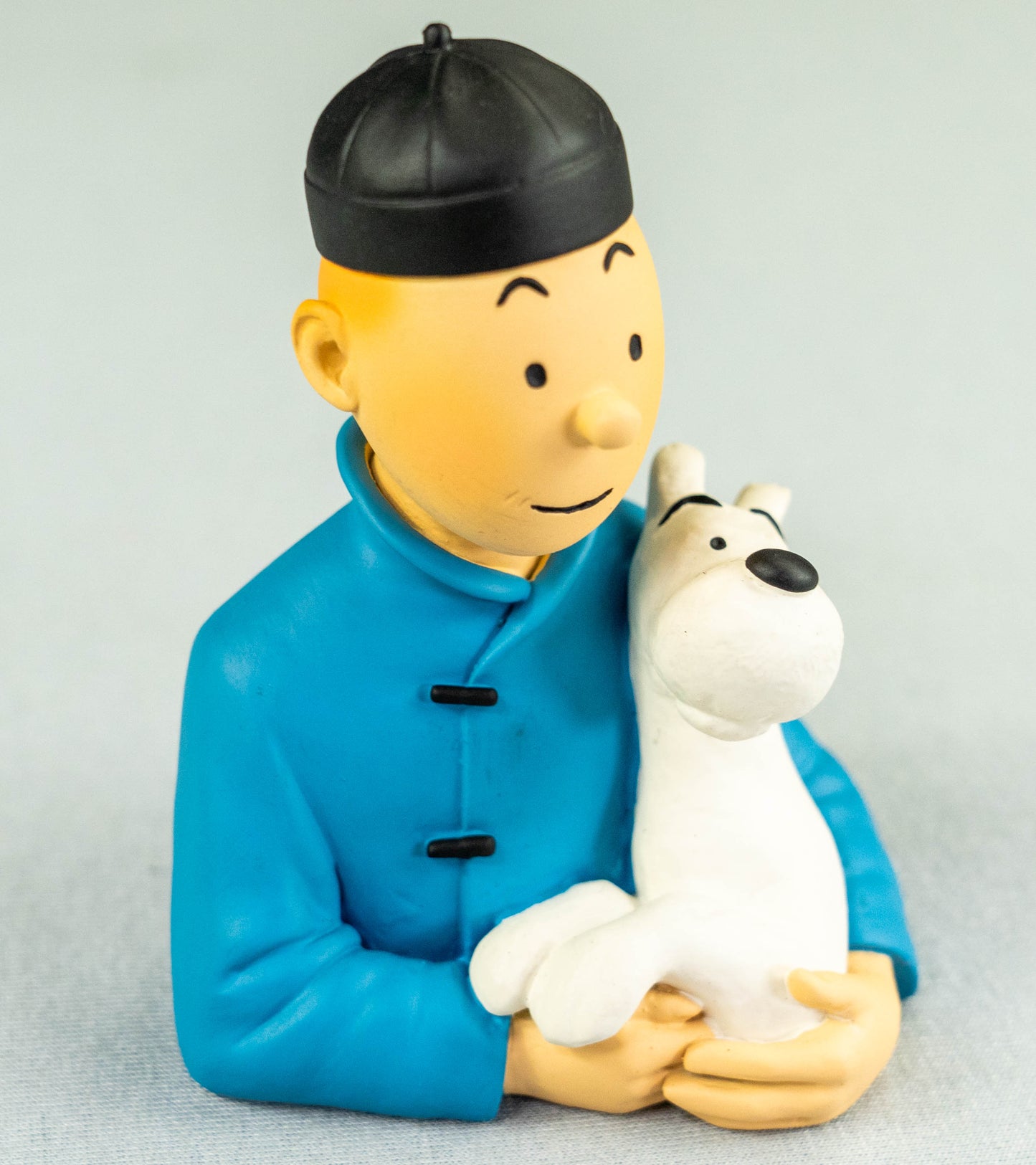 Statuette Pixi Regout 30007 Chinese Tintin & Snowy 1993 Blue Lotus Metal Model