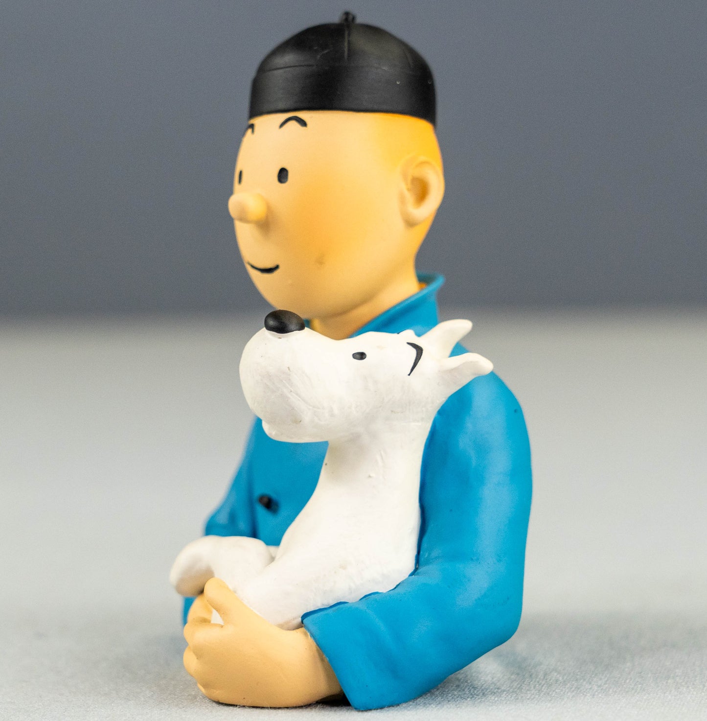 Statuette Pixi Regout 30007 Chinese Tintin & Snowy 1993 Blue Lotus Metal Model