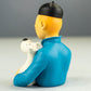 Statuette Pixi Regout 30007 Chinese Tintin & Snowy 1993 Blue Lotus Metal Model