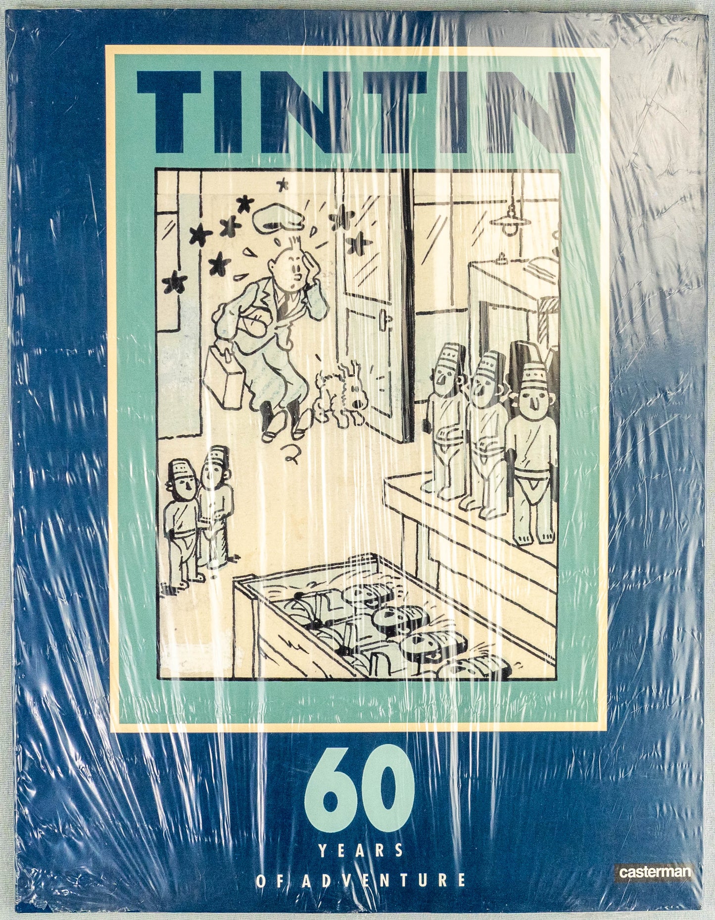 Tintin 60th Anniversary A3 Exhibition Book RARE Casterman 1989 1st UK Edition PB EO