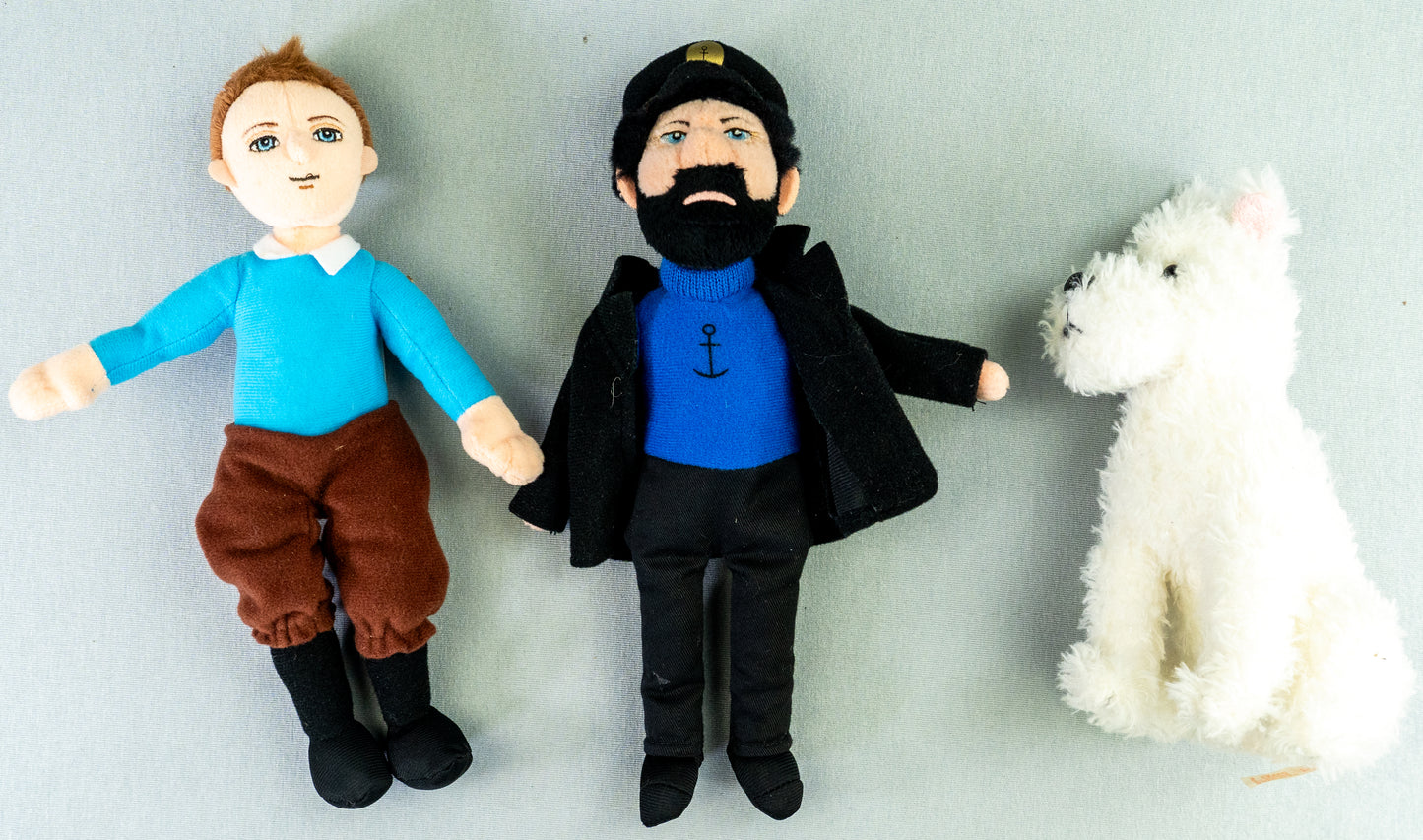 Adventures Of Tintin Movie Ty Plush Set x3 Beanie Baby Soft Toys