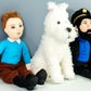 Adventures Of Tintin Movie Ty Plush Set x3 Beanie Baby Soft Toys