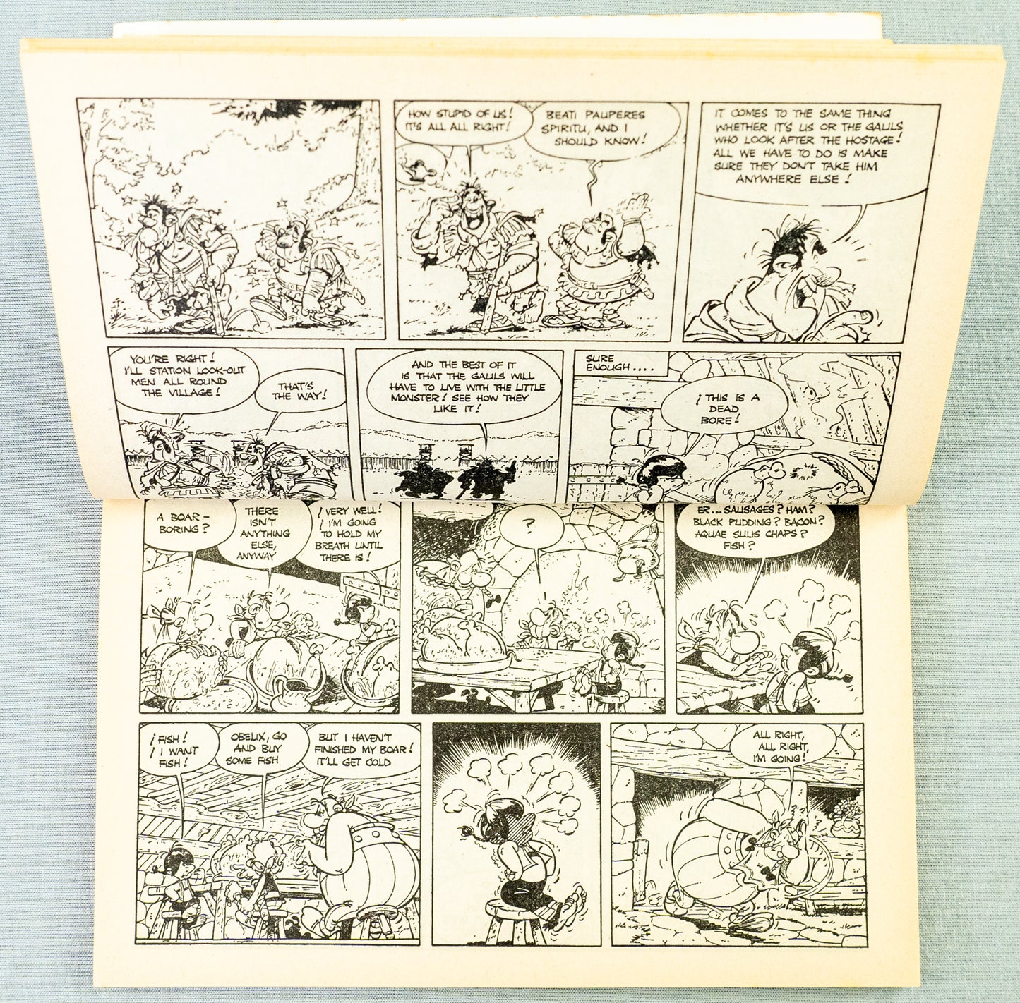 Asterix in Spain - Black & White Mini A5 UK Paperback Edition Uderzo