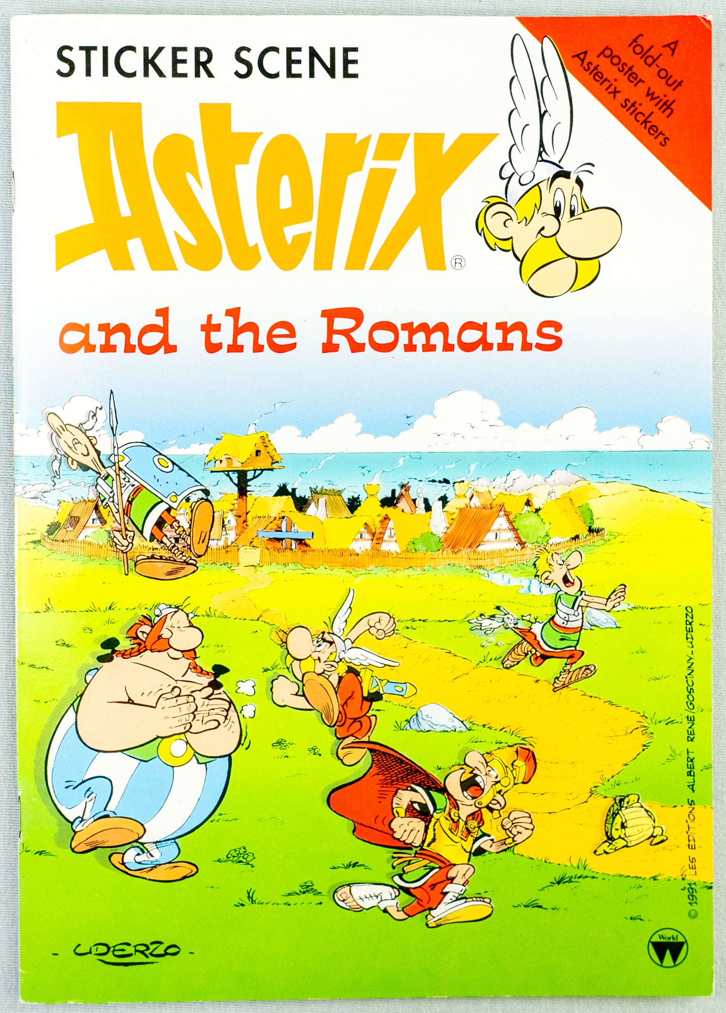 Asterix and the Romans Sticker Scene Books UK Editions World/Egmont UK Uderzo