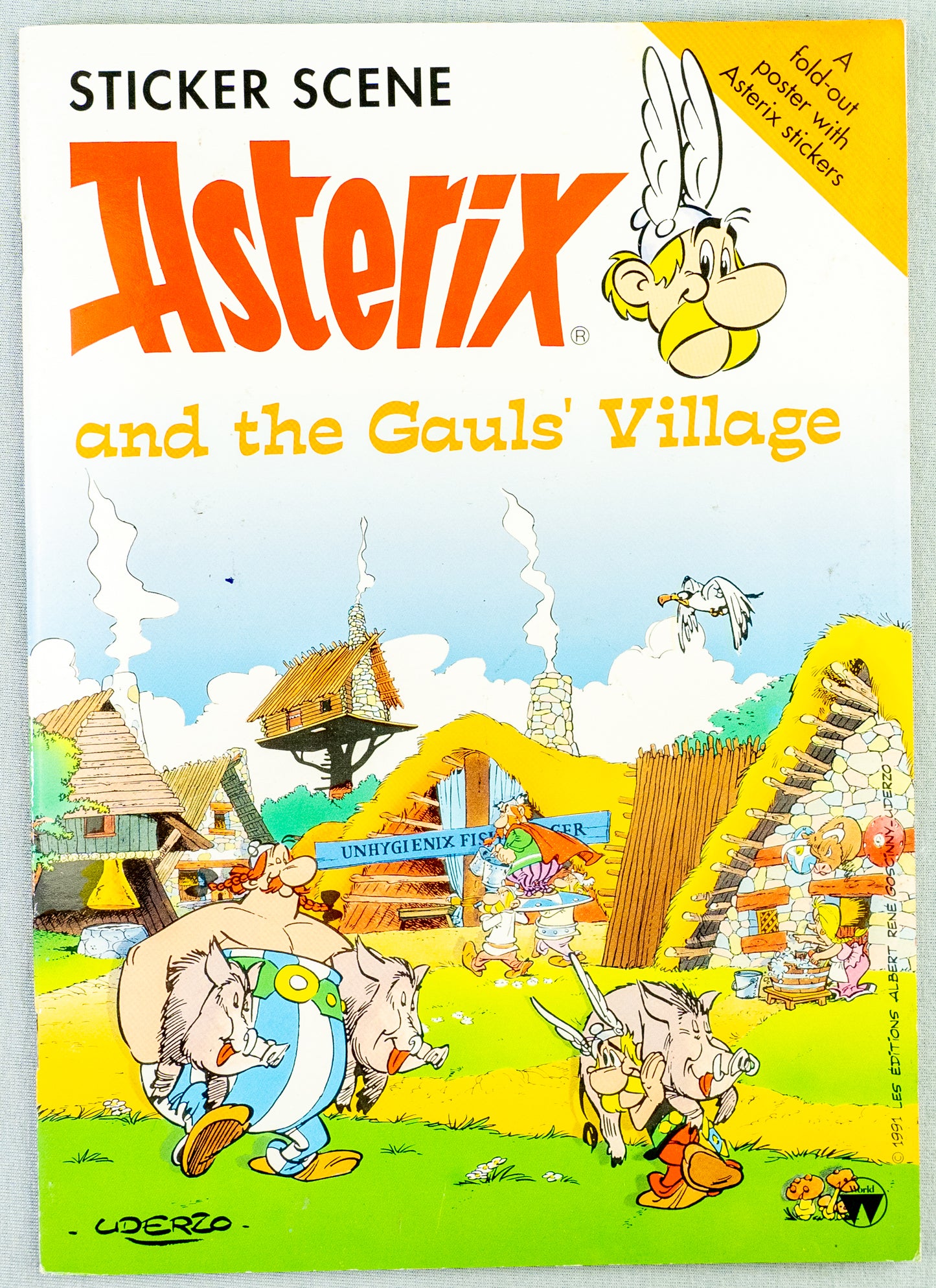 Asterix The Gaul’s Village Sticker Scene Books UK Editions World/Egmont UK Uderzo