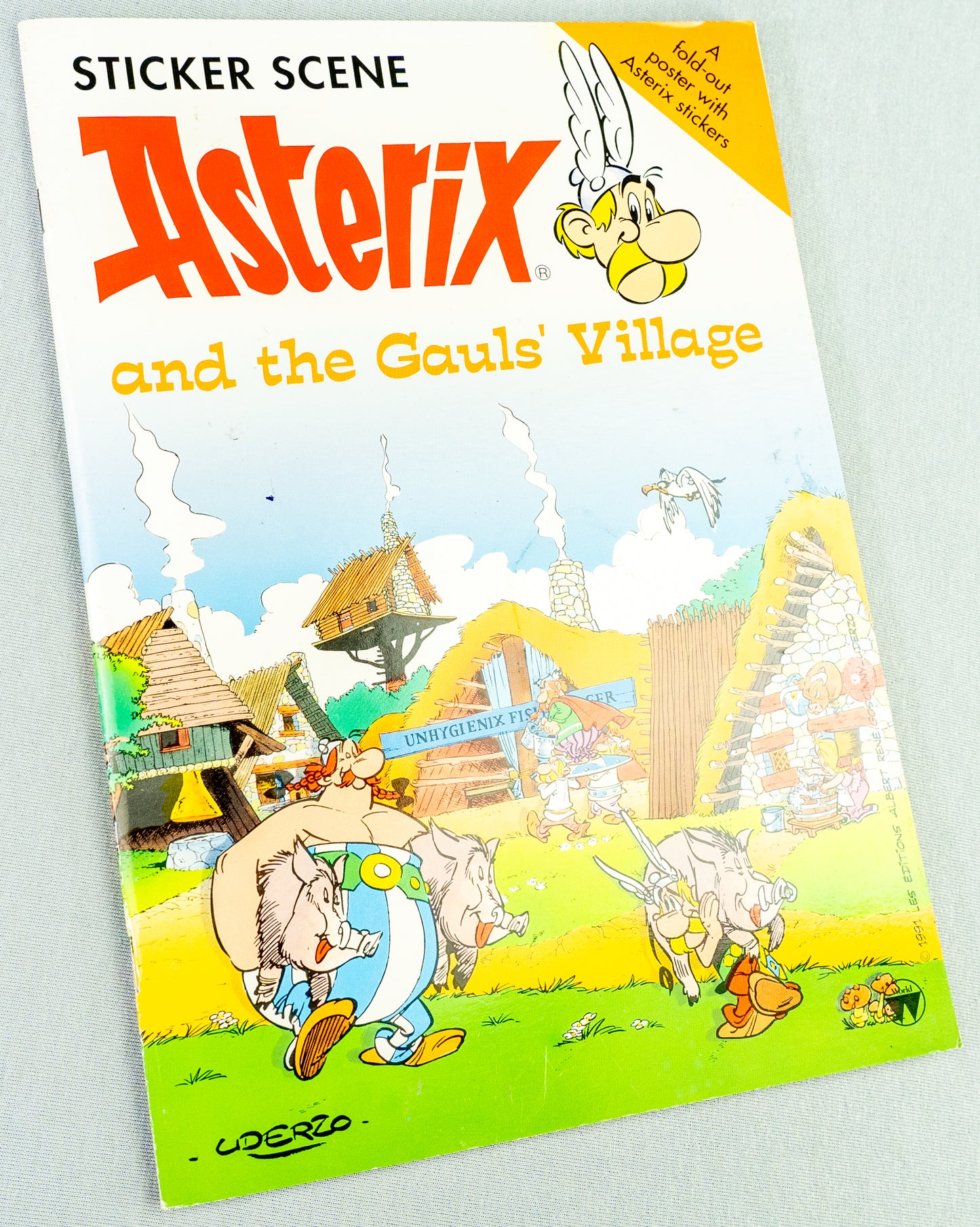 Asterix Sticker Scene Books Set x2 UK Editions World/Egmont UK Uderzo