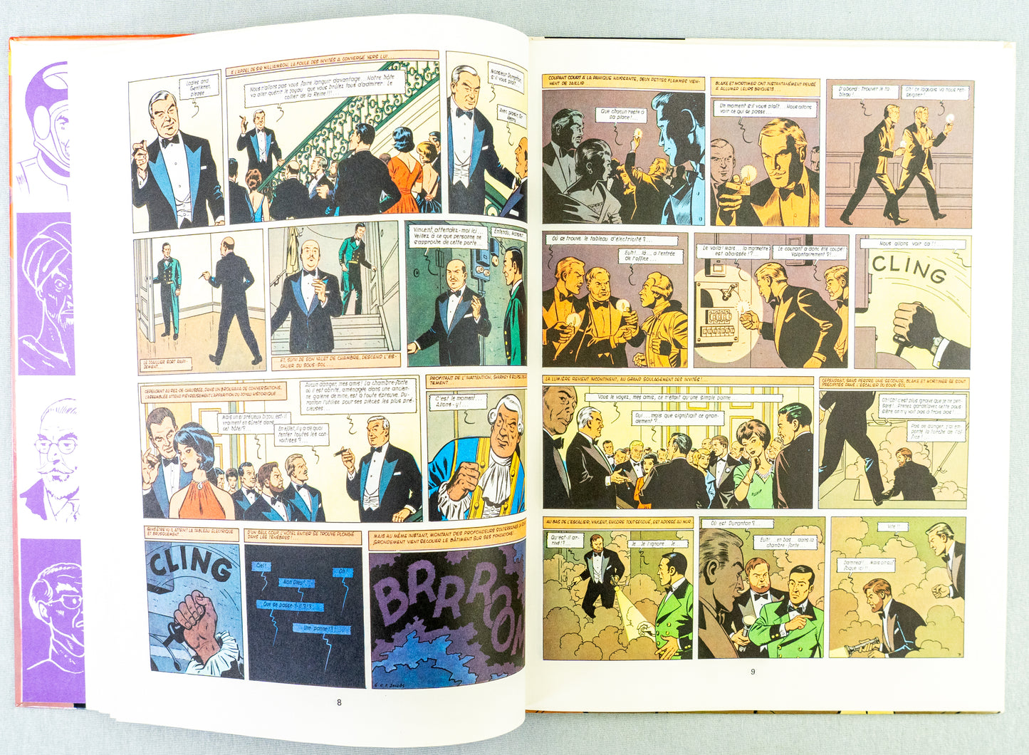 Blake & Mortimer: L' Affaire Du Collier Edgar Jacobs 1982 Early Edition HB