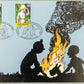 Tintin in the Congo x2 Stamps/Seals: 2001 Rare Belge Post/Moulinsart Tintin Postage Stamp Collection