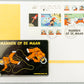 Tintin Mannen Op De Maan: Rare Belge Post/Moulinsart Tintin Postage Stamp + Telebrief Card 33 Collection