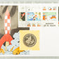 Tintin Mannen Op De Maan: Rare Belge Post/Moulinsart Tintin Postage Stamp + ECU Coin 1999 Collection